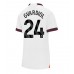Manchester City Josko Gvardiol #24 Replika Borta matchkläder Dam 2023-24 Korta ärmar